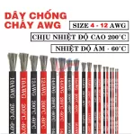 Dây điện Silicon 04 | 08 | 10 | 12 AWG chống cháy chịu nhiệt cao chịu tải cao